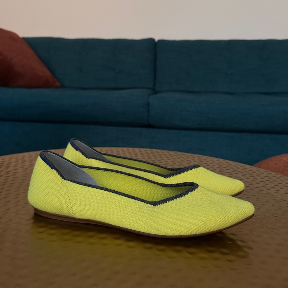 Rothy's Bright Yellow Flats